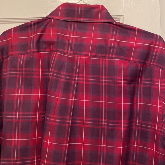 Jos A Bank Red and Purple Button Down Collar Shirt - Picture 5 of 6